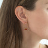 Serenity Carnelian Gold Plated Earrings - A Beautiful Story