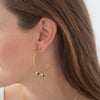 Aurora Aventurine Citrine Gold Plated Earrings - A Beautiful Story
