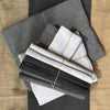 cotton napkins recycled grey