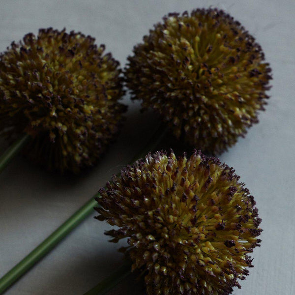 Faux Purple Allium Stem