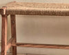 Jute and Acacia Wood Bench