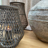 Broste Copenhagen Anita Bamboo Lantern Dove Grey