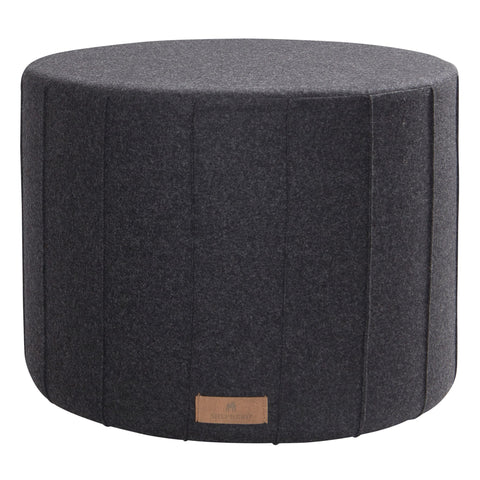 Shepherd of Sweden Anja Wool Pouf Black