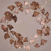 Antiqued Brass Leaf Wreath