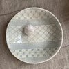 Wonki Ware Ceramics Small Spaghetti Bowl Duck Egg Lace Pattern