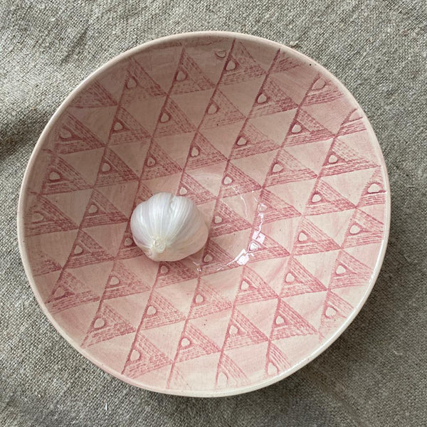 Wonki Ware Soup Bowl - Pink Lace
