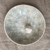 Small Spaghetti Bowl Wonki Ware Duck Egg Lace