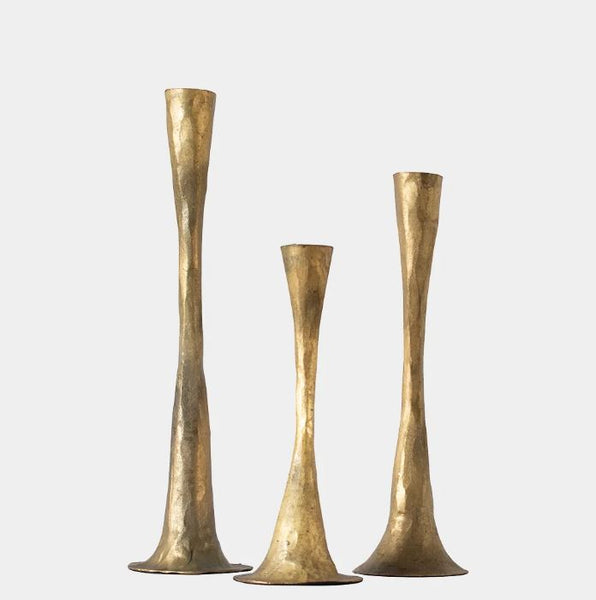 Ashraf Iron Candle Holder from Olsson & Jensen, Sweden - Gold