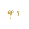 Asymmetric Dandelion Fluff Stud Earrings - Gold - Alex Monroe