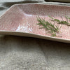 Wonki Ware Trough Serving Platter - Large - Pink Lace