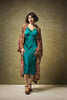 Autumn Chintz Crepe Long Kimono - One Hundred Stars