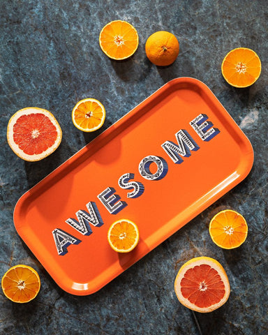 Asta Barrington Awesome Tray - Orange - 43x22cm