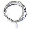 Nirmala Blue Lace Agate Silver Bracelet - A Beautiful Story