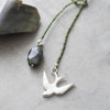 Nova Labradorite Swallow Silver Necklace A Beautiful Story
