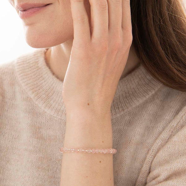 Energy Rose Quartz Gold Bracelet - A Beautiful Story – Greige Lifestyle