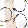 Ruby Black Onyx Gold Bracelet - A Beautiful Story