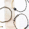 Family Black Onyx Gold Bracelet - A Beautiful Story