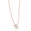 Timeless Rose Quartz Heart Silver Necklace - A Beautiful Story
