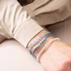 Energy Blue Lace Agate Silver Bracelet - A Beautiful Story