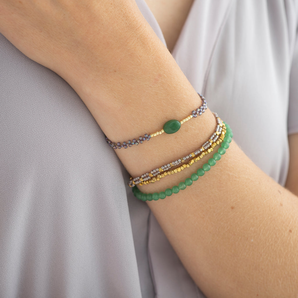 Emotion Aventurine Gold Bracelet A Beautiful Story
