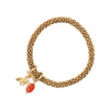 Jacky Carnelian Butterfly Gold Bracelet - A Beautiful Story