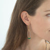Becoming Aventurine Gold Plated Earrings - A Beautiful Story