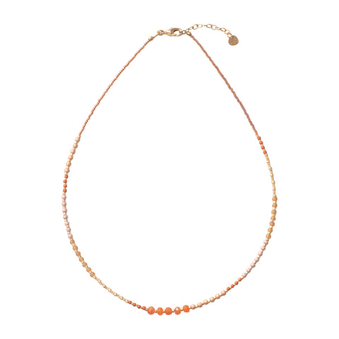 Golden Carnelian Gold Coloured Necklace - A Beautiful Story