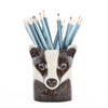 Badger Pencil Pot by Quail Ceramics
