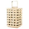 Sainte Maxime Bamboo Lantern - Two Sizes - Greige - Home & Garden - Chiswick, London W4 