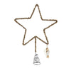 Beaded Star Tree Topper - Silver or Gold - Walther & co, Denmark - Greige - Home & Garden - Chiswick, London W4 