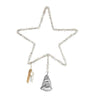 Beaded Star Tree Topper - Silver or Gold - Walther & co, Denmark - Greige - Home & Garden - Chiswick, London W4 