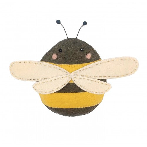 Mini Bee Felt Wall Art by Fiona Walker, England