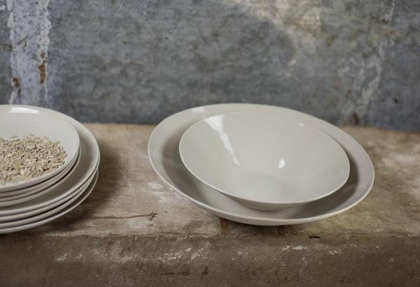 Handmade Ceramic Serving Bowls from Vietnam - Greige - Home & Garden - Chiswick, London W4 