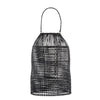 Black Rattan Lantern