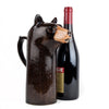 Black Bear Water or Wine Jug by Quail Ceramics