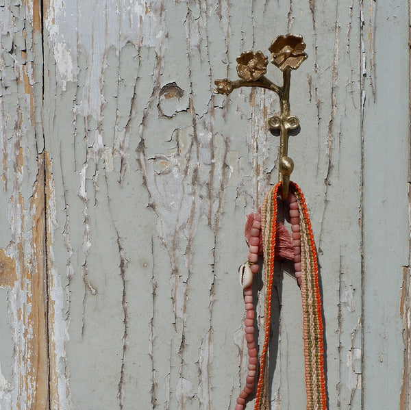 Recycled Brass Blossom Hook