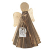 Walther & Co Brass Angel with Pleated Skirt Small and Medium