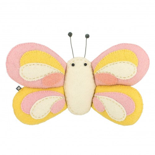 Mini Butterfly Felt Wall Art Fairtrade - Fiona Walker