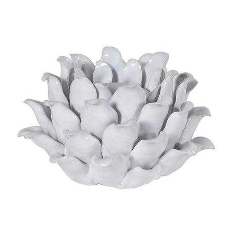 Flower Tealight Holder - White - Greige - Home & Garden - Chiswick, London W4 