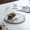 Marble Cake Plate with Glass Dome - Greige - Home & Garden - Chiswick, London W4 