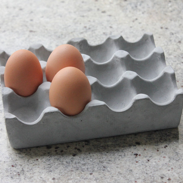 concrete egg tray for 12 eggs