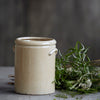 Ceramic Flowerpot or Utensil Pot - Sand - Three Sizes - vintage style