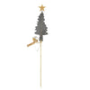 Zinc Christmas Tree Pin  - Walther & Co, Denmark - Greige - Home & Garden - Chiswick, London W4 