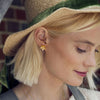 Citrine Buttercup Earrings - Gold - Alex Monroe