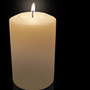 Real Flame Faux Pillar Candle - Greige - Home & Garden - Chiswick, London W4 