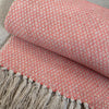 Coral Recycled Cotton Throw