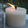 Rustic Outdoor Garden Candle - Four Sizes - Greige - Home & Garden - Chiswick, London W4 