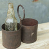 Metal Storage Pots - Two Sizes - Greige - Home & Garden - Chiswick, London W4 