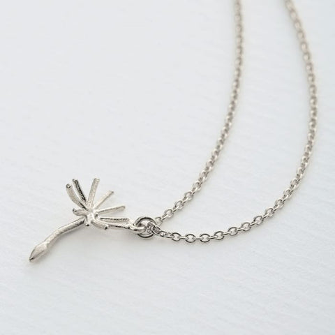 Dandelion Fluff Necklace - Silver - Alex Monroe