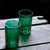 Dark Green Hobnail Tumbler